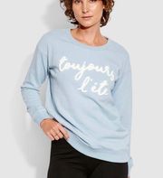 NWT  X Revolve Splendor Sweater Size Small In Blue