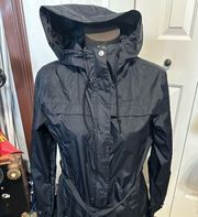 Columbia OmniShield Women’s Large Black Parka with Belt