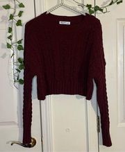 Cropped sweater