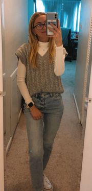 Grey Sweater Vest 