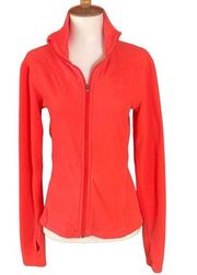 Women's Fleece Jacket Sz S Coral Full Zip