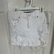 White express Jean mini skirt