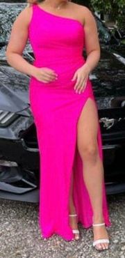 Hot Pink Prom Dress