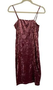 FINAL TOUCH CRUSHED VELVET DRESS