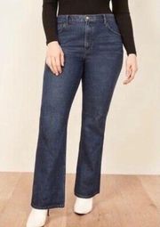 Reformation Julia Crop High Cigarette Jeans Size 18