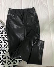 Faux Leather Pants