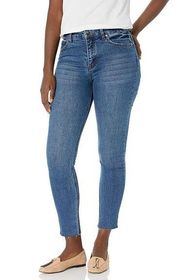 Supplies Medium Wash Blue Denim High Rise Skinny Ankle Jeans Women's Size 14