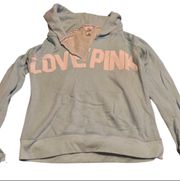 PINK - Victoria's Secret Victoria Secret Pink baby blue pullover hoodie sz MD