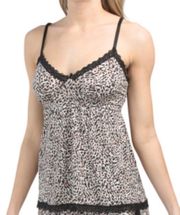 Floral Grid Camisole Top