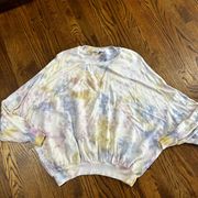 Young Fabulous & Broke Tie Dye Sweatshirt Small Long Sleeve