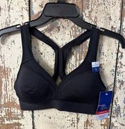 NWT Champion sports bra size Small black lightly padded