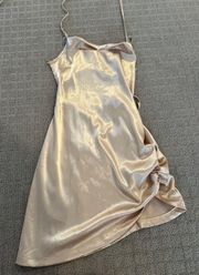 Satin Mini Dress