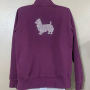 Purple Bling Dog Zip Up