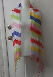 Talbots Linen Scarf Fabric Material Sewing Crafts