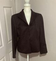 Akris Brown Wool And Cashgora Blazer