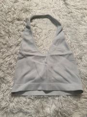 Forever 21 Light Grey Halter Top