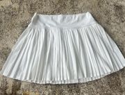 White  mini tennis skirt 🤍