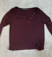 Maroon Top