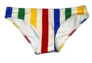 Solid & Striped The Ellie Bikini Bottom in Primary Stripe