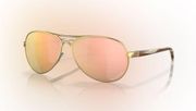 Oakley Sunglasses Prizm Rose Gold Polarized Lenses, Polished Gold Frame