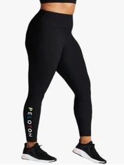 PELOTON Black Cadent Logo Leggings