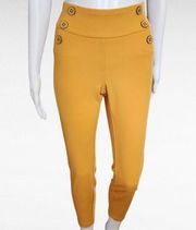 Soho Apparel Mustard Knit Ankle Leggings Size Small