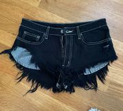 Carmar Denim Black Shorts