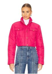 NEW PINK CROPPED PUFFER XXS