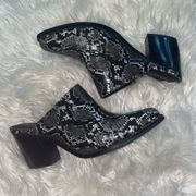 Jeffrey Campbell Snakeskin Favela-2 Mules