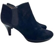 Bandolino Black Faux Suede Booties