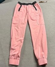 Pink Jogger Medical Scrub Pants Size XSmall EUC
