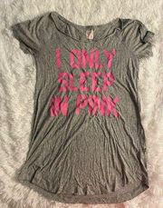 victoria secret pink sleep shirt size xs