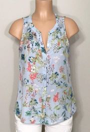 New. Botanical bluebell shell top.  NWT