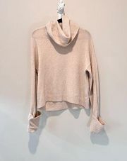 Chelsea28 Cowl Neck Cream Sweater