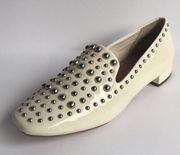 Nordstrom Halogen patent leather studded loafer