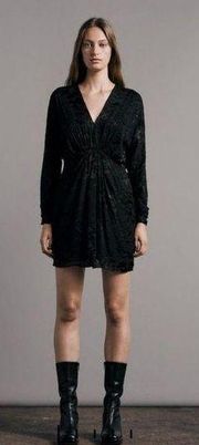 Rag & Bone Eloise Velvet Burnout Mini Dress