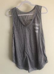 Zoe + Liv Burnout Tank Top sz XXL