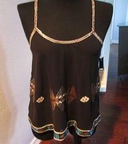 BB Dakota sequined tank top - NWT Sz Sm