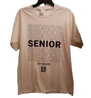 PORT & Company White Senior Tee Size Medium