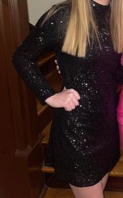 Black Sparkly Dress