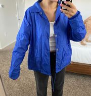 Vintage blue windbreaker