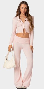 Desiree Knitted Fold Over Pants