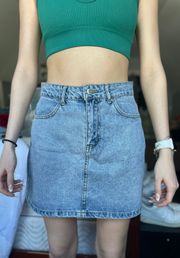 Denim Skirt