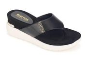 Kenneth Cole Sandals Womens Size 8.5 Reaction Blaire Black Slip On Platform