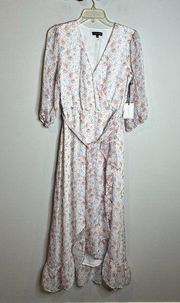 NWT 1.State Woodland Floral print wrap dress