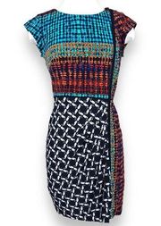 Laundry by Shelli Segal Multicolor Abstract Bodycon Dress