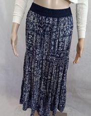 Wallflower blue size medium mid length skirt good condition