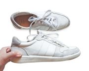 A New Day White Gray Low Top Sneakers 6.5