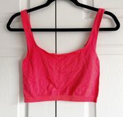 Free People Hot Pink Scoop Neck Cropped Tank Top Women’s Size XS/S