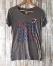 Kansas Jayhawks Grey Tee